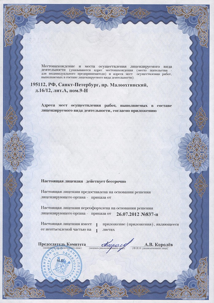 Лицензия на осуществление фармацевтической деятельности в Олгиной